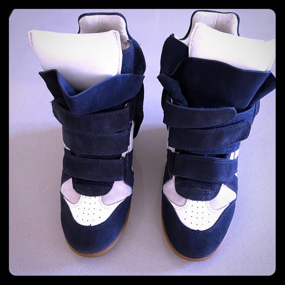 Isabel Marant Beckett Wedge Sneakers Size 39